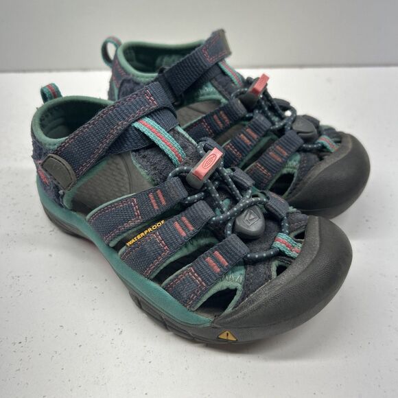 Keen Water Sandals Newport H2 Girl's 7 in. (Sz 4.5) Blue Sport Hiking Shoes - Picture 1 of 6